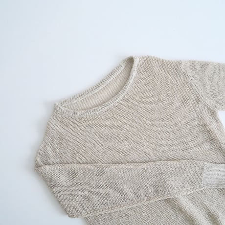 2023SS / 未使用 / Plage / TSUMUGI ニット / 23080922715020 / 2312-1041