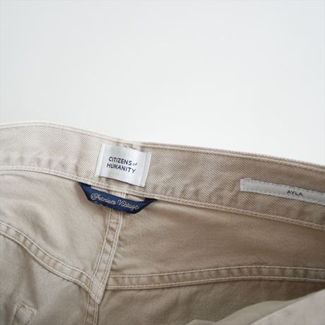 2025SS・人気完売品 / DEUXIEME CLASSE購入品 / CITIZENS of HUMANITY / AYLA RAW HEM CROP B / 2512-0878