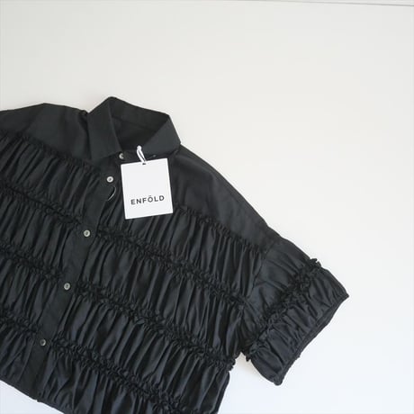 2025SS今季・人気完売品 / ENFOLD / TIERED GATHER SHIRT / 300IS230-2381 / 2507-1257