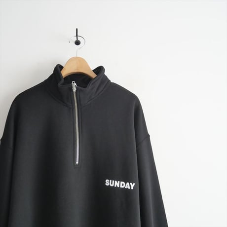 2023AW / 未使用 / journal standard luxe / SUNDAYスウェットハーフZip / 23070440042040 / 2404-0719