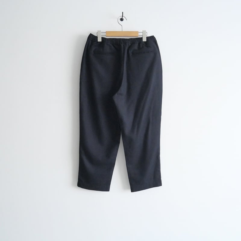 2022 / maison de soil / ウールフランネルイージーテーパードパンツ /