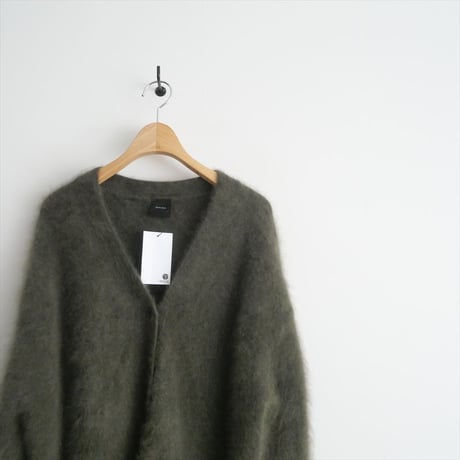 2022AW / SPICK&SPAN / ファーニットロングカーディガン / 22080200701140 / 2402-0282