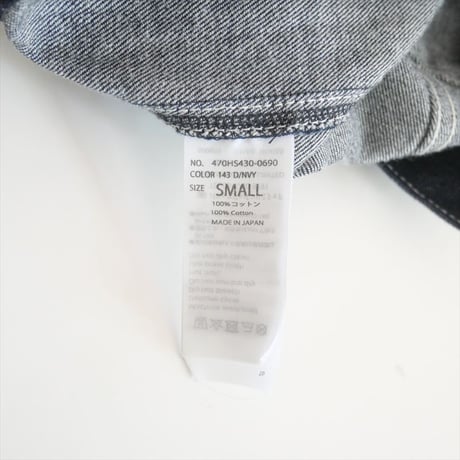 2024 / nagonstans / easy care useful denim jacket / 470HS430-0690 / 2509-1016