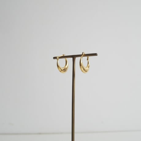 2022 / DEUXIEME CLASSE購入品 / LAVER / MOON ピアス ゴールド / 22091510004110 / 2312-0267