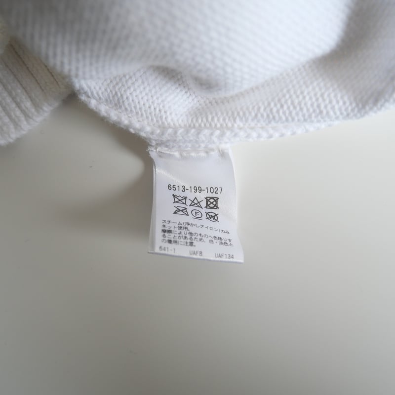 2021 / Drawer / ロゴ刺繍7G天竺編みコットン クルーネック 2021 / Drawer / ロゴ刺繍7G天竺編みコットン クルーネック