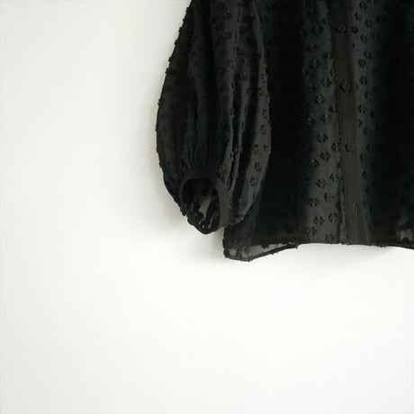 人気スタッフみーさんコラボ / IENA / Mi*Trefle シアーギャザーブラウス ロングスリーブ / 24051900270130 / 2507-1481