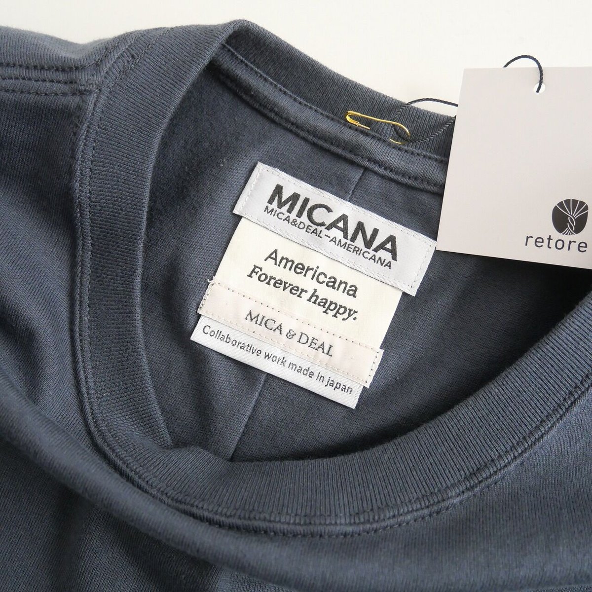 2022 / MICANA / カレッジロゴTシャツ / Americana×MICA&DE 2022 / MICANA / カレッジロゴTシャツ / Americana×MICA&DE