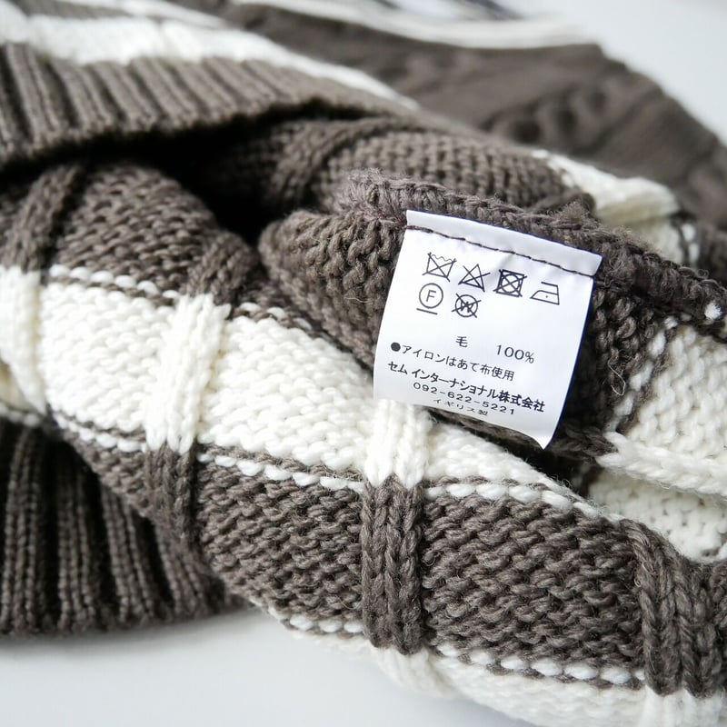 2020AW今季 / Oldderby Knitwear / クリケットケーブルスリーブ /...