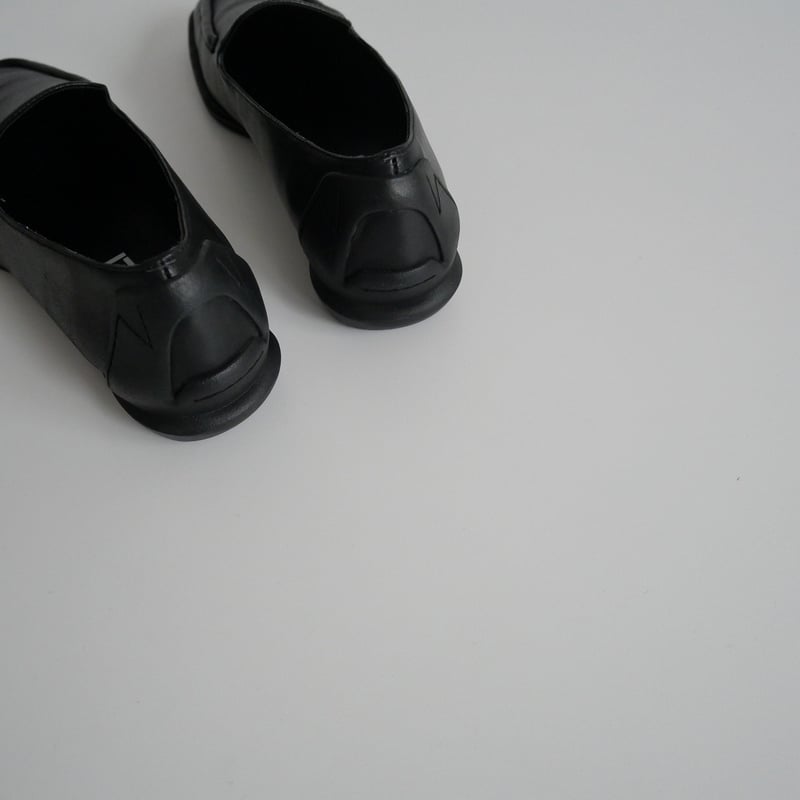 2023 / SHISEI / SQUARE LOAFERS / BLACK / 23013S