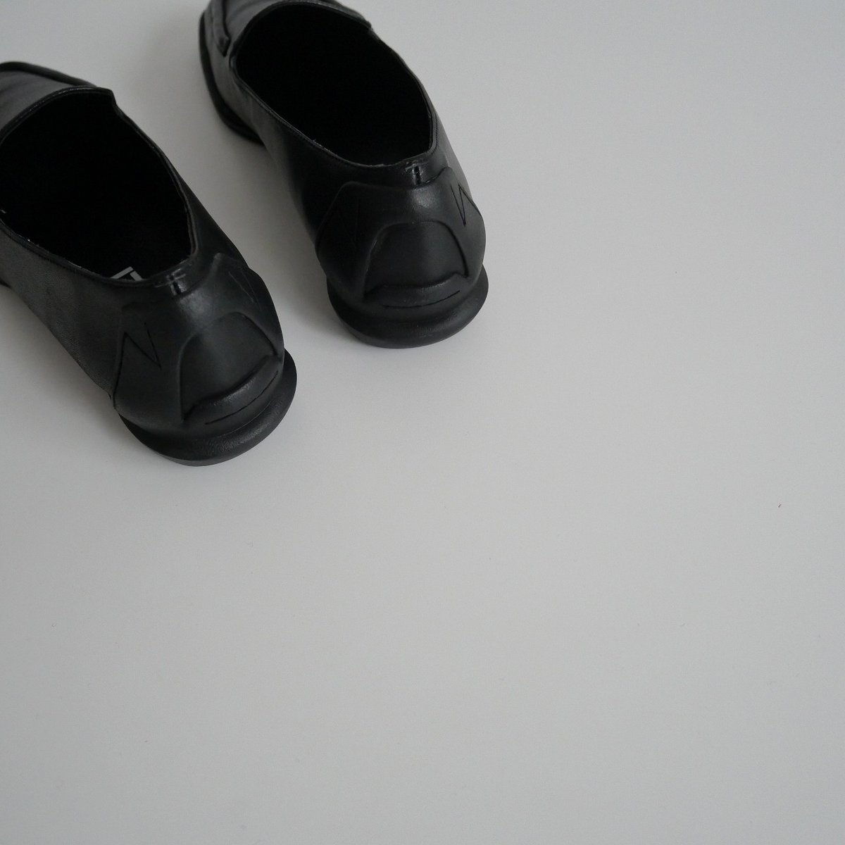 2023 / SHISEI / SQUARE LOAFERS / BLACK / 23013S