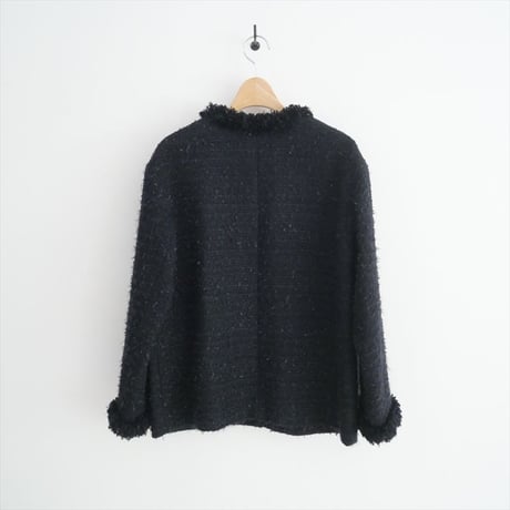 2023 / UNITED ARROWS / ファンシーツイード ノーカラー ジャケット / 1522-144-2906 / 2408-0438