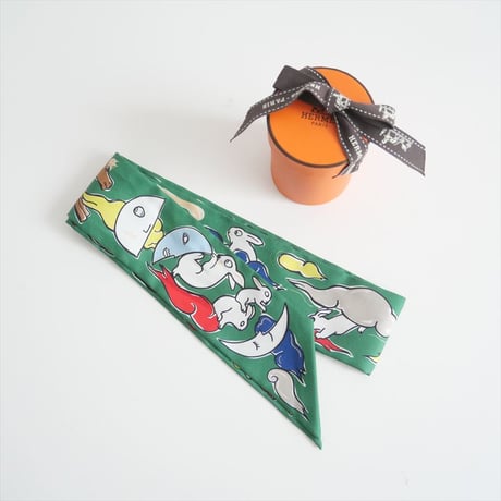 2023AW / HERMES / ツイリー 《千と一のウサギ》 / 2407-0635