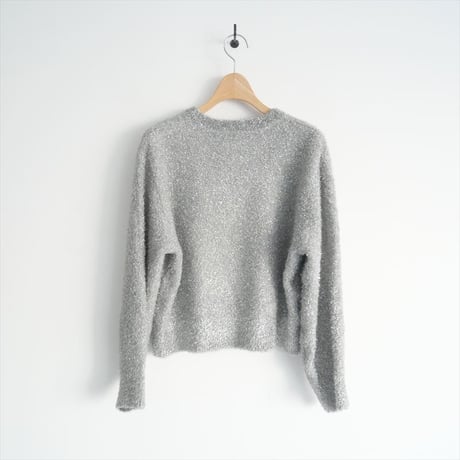 2023AW / UNITED ARROWS / グリッター クルーネック ニット / 15136994728 / 2412-0624