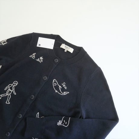 〇継続販売品 / TOMORROWLAND購入品 / sea NEW YORK / DEMI FRENCH WORKWEAR KNIT CARDIGAN / 2505-0594