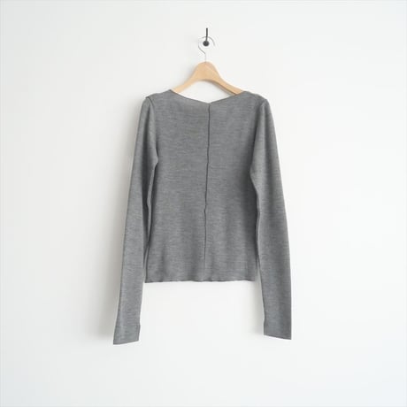 2024AW / Plage / super100s Jersey boat/N　プルオーバー / 24070922744030 / 2501-0070