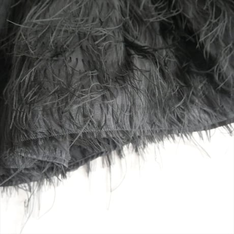 2024AW / Whim Gazette / フェザーキャミブラウス / WGZ1042104A0006 / 2509-2109