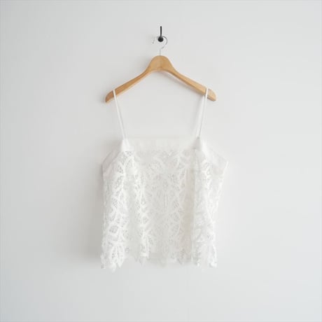 継続販売品 / 23区 / リボンエンブロイダリー キャミソール / KKWWGM1543 / 2602-0861
