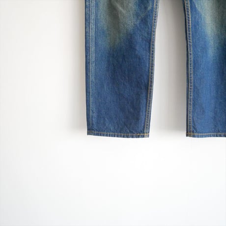 継続販売品 / 未使用 / mizuiro ind ダメージ4/5分丈デニム 3-27054D / 2604-0704