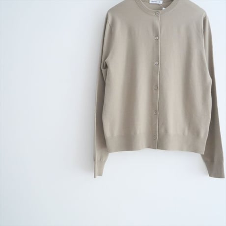 2023AW / DEUXIEME CLASSE / Stretch Wool クルーネックカーディガン / 23080500821030 / 2509-0340