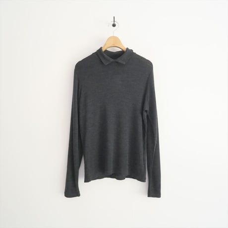 2024AW・人気完売色 / nooy / SHIRT COLLAR TEE / NTS24A03 / 2508-0428
