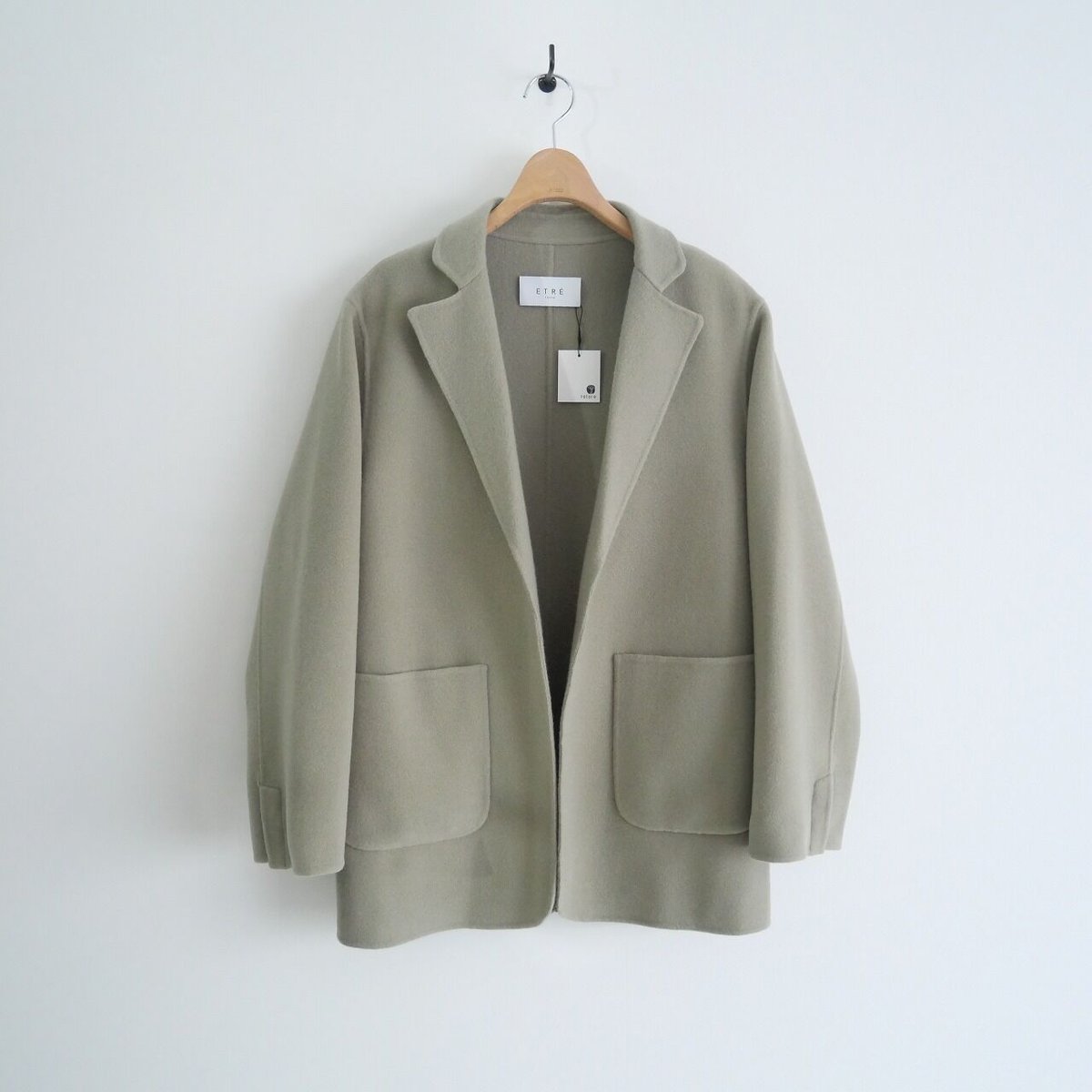 2021AW / ETRE TOKYO / ウールリバージャケット / 2203-1536