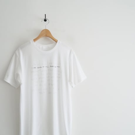 2023 / DEUXIEME CLASSE購入品 / SKIN / WRITING Tシャツ / 23070510001710 / 2310-0972