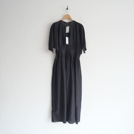 2024SS / 未使用 / IENA / コットンシルク ピンタック フレア ワンピース / 24040900503020 / 2411-0698