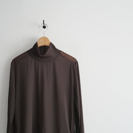 2022 / 未使用 / NOBLE / シアースキニーハイネックTOPS / 22070240101340 / 2403-0485