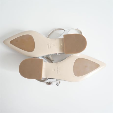 2024SS今季 / 未使用 / IENA購入品 / NAPOLEONI / フロントクロスパンプス / 24093910007710 / 2406-0483
