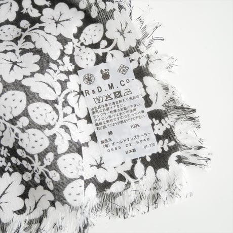 継続販売品 / R&D.M.Co-/OLDMANS TAILOR / ワイルドベリーガーゼショール / 7770 / 2512-0319
