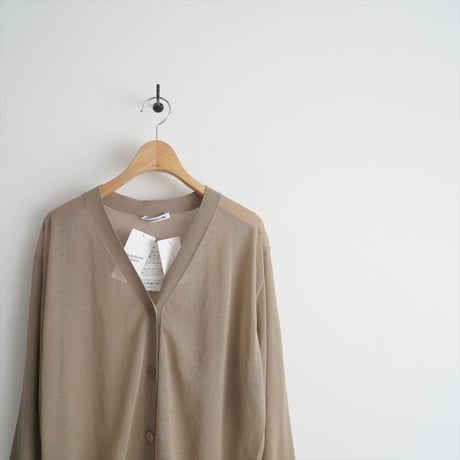 2024SS / 未使用 / DEUXIEME CLASSE / VOILE Vネック カーディガン / 24080500806010 / 2503-0811