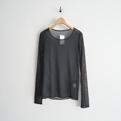 2023AW / LIMI feu / Yohji Yamamoto / FIRE PRINT SLIM FIT TOP / LJ-T11-931 / 2411-1211