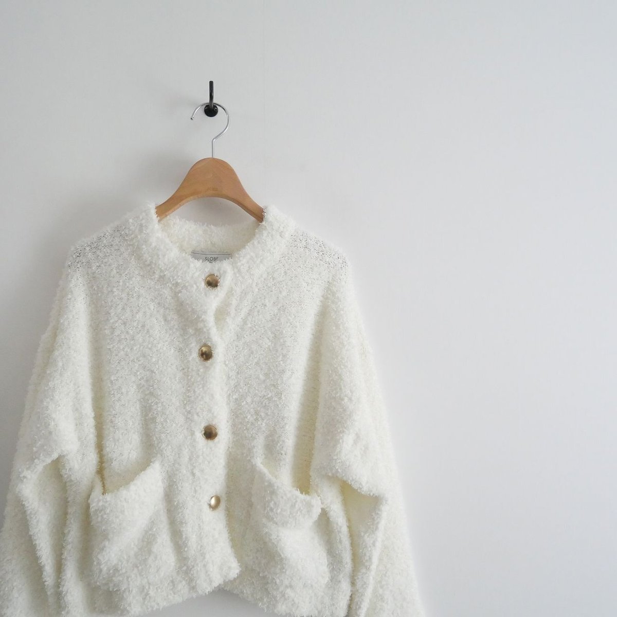 SLOBE IENA - 新品 SLOBE IENA ツイードニットジャケットの通販