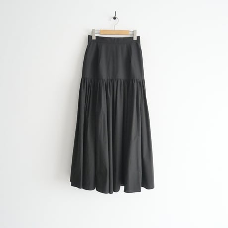 2022SS / CLANE / GATHER TIERED MAXI SKIRT / 12109-6042 / 2312-0270