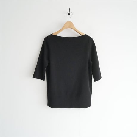 2025SS・人気完売品 / 未使用 / Demi-Luxe BEAMS / シンプル ボートネックニット .M / 64-15-0383-126-19-88 / 2508-2041