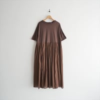 2025SS / 未使用 / conges payes / 2重布帛ドルマンスリーブワンピース / B0152RUA211 / 2512-1191