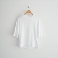 継続販売品・人気完売色 LOEFF / スビンコットン 5分袖 クルーネックTシャツ / 88176990035 2510-0277