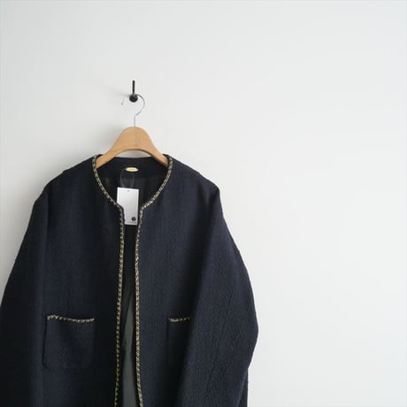 2022AW / DEUXIEME CLASSE / chain ツイード ジャケット / 22010500410030 / 2404-0402