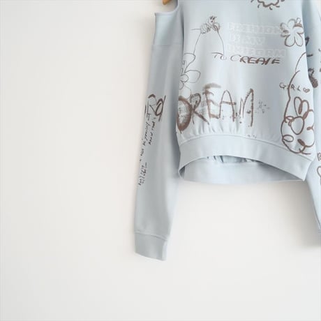 2024 / 未使用 / MAISON SPECIAL / Hand Drawn Dream Sweatshirt / 21241415804 / 2408-0482