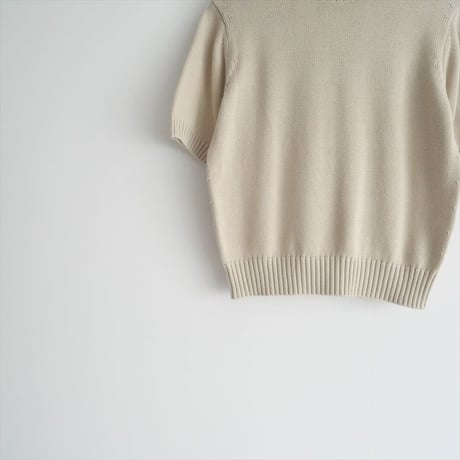 2023SS / Plage / 5G CO 半袖ニット / 23080922108010 / 2411-0588