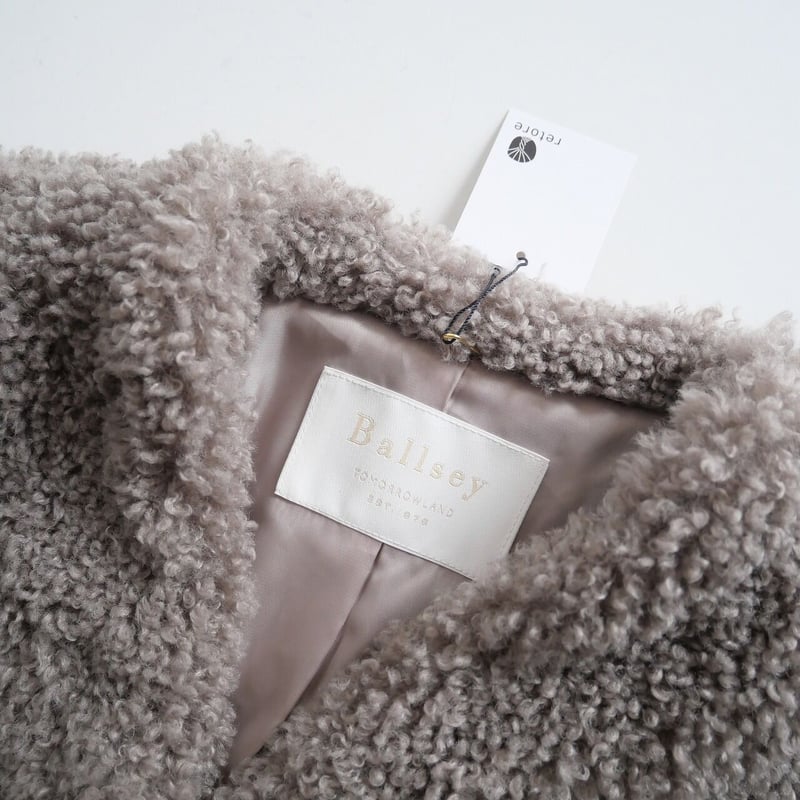 【TOMORROWLAND】プードルファー クルーネックジレ プードルファー クルーネックジレ | maison TOMORROWLAND/メゾン