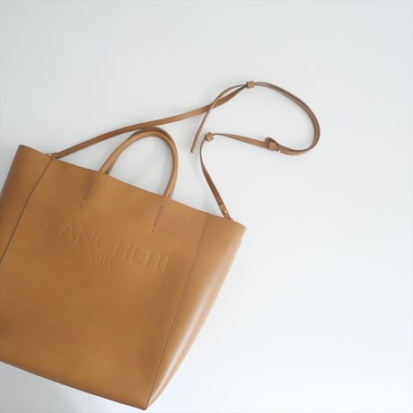 未使用 / HELIOPOLE購入品 / ZANCHETTI / ロゴトートバッグ / 2404-1057