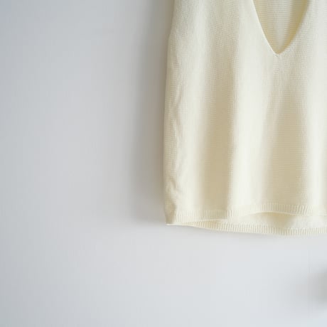 2023SS / 未使用 / Plage / Italian Yarn タンク / 23080922112020 / 2312-0340