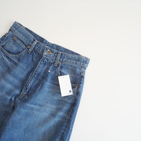 2023 / Cloth＆Cross / 裾フリンジカーブデニムパンツ / 2508-0555