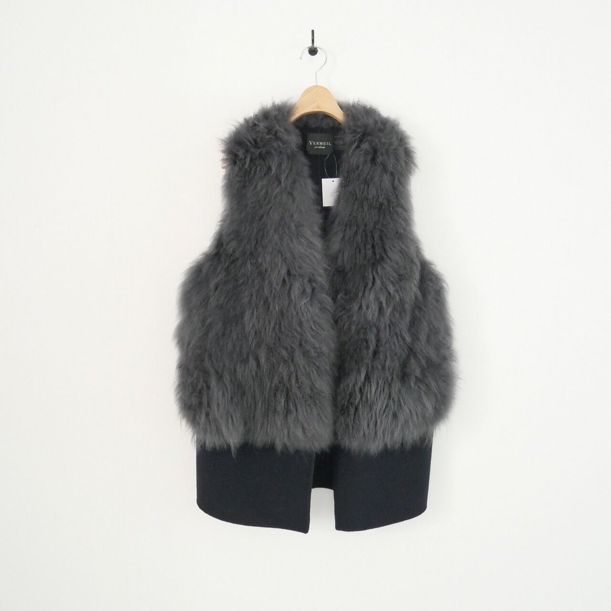 2021AW / VERMEIL par iena / カシミヤファーショートジレ / 2