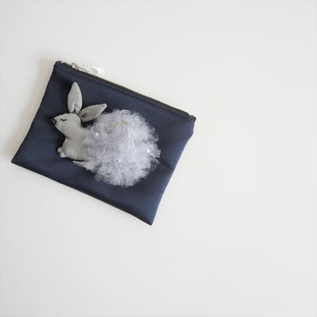 未使用 / LUDLOW / Flat pouch (Rabbit) / 2504-0087