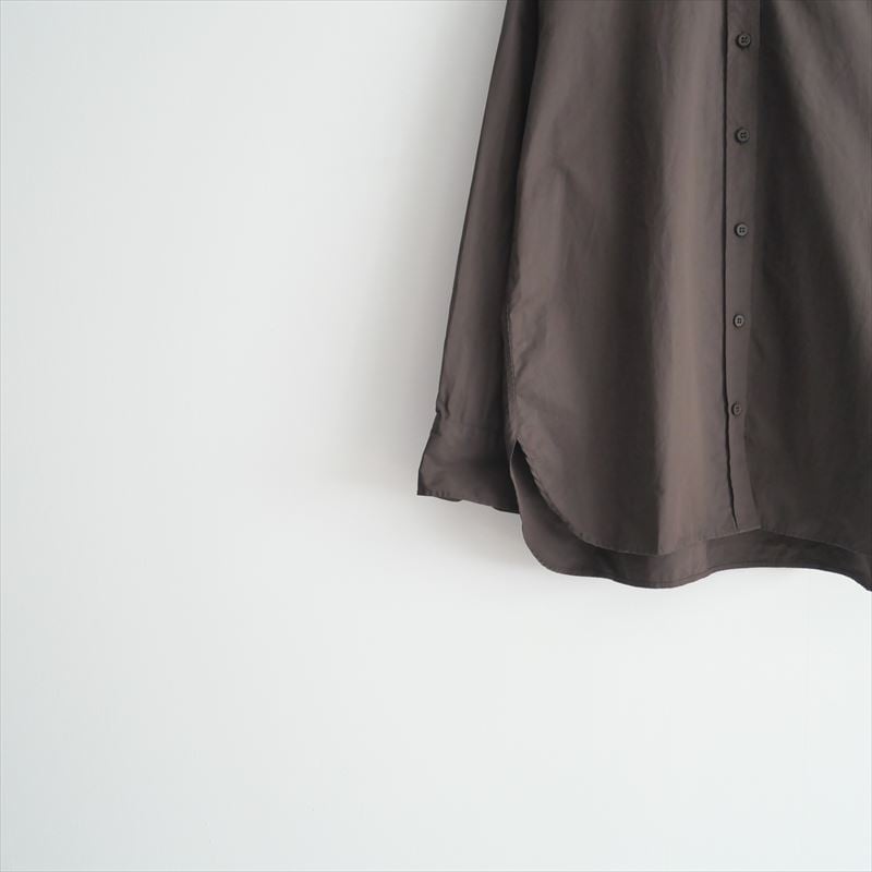 【新品】Deuxieme Classe conventional シャツ 茶 2024AW・人気完売品 / DEUXIEME CLASSE / conventional シ