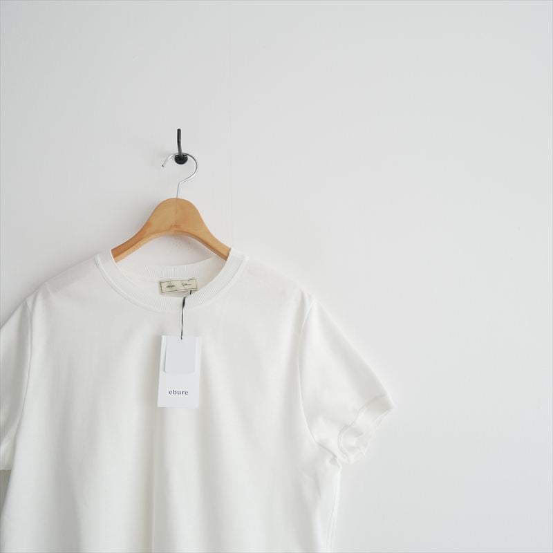 【新品未使用】ebure×Ron Herman コットンポンチTシャツ ebure(エブール)｜【予約販売】【ebure×Ron Herman】ニットパーツ