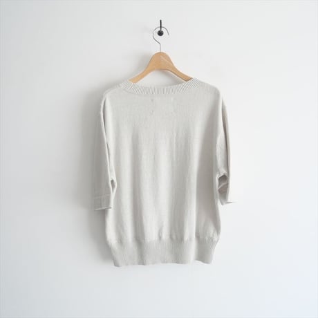 2023SS / MHL. / HIGHGAUGE COTTON LINEN ニット / 595-3162500 / 2312-2034
