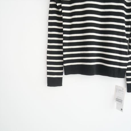 2022AW / 未使用 / L'Appartement / Border Turtleneck Knit / 22080560203730 / 2503-0845
